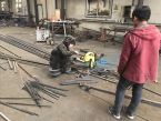 北京鐵藝圍欄加工廠車間展示